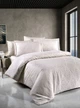 Постельное белье First Choice Jacquard Satin 200х220 Sofya Champagne - изображение 1
