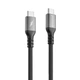 Кабель Proove ReGen Silicone Type-C to Type-C 60W 3A (1M) Black - зображення 1
