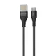 Кабель Proove Double Way Weft 2.4A USB на Micro USB (1m) Black - изображение 1
