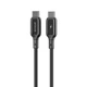 Кабель Proove Flex Metal 60w Type-C to Type-C 3А (1m) Black - зображення 1