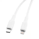 Кабель для iPhone Type-C to Lightning Proove Small Silicone 20W (1m) white - зображення 2