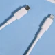 Кабель для iPhone Type-C to Lightning Proove Small Silicone 20W (1m) white - зображення 5