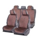 Накидки чехлы на сиденье для MITSUBISHI OUTLANDER 2012-2020 AUAU Polosso коричневые - изображение 1