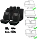 Авто чехлы для Mitsubishi Outlander 2001-2006 AUAU Velvet чорные - изображение 8