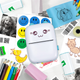 Детский портативный термопринтер Jetix Mini printer Blue с набором карандашей и термобумаги в комплекте (JMP-2-TPC1K) - изображение 5