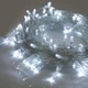 Светодиодная гирлянда на елку, 28м, 500 LED, 8 режимов, прозрачный провод, Холодный белый - изображение 5