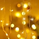 Гірлянда бахрома дощик, 2x0,5м, 80 LED, 220В, прозорий провід, 8 режимів, Теплий білий - зображення 7
