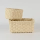 Кошик МВМ MY HOME плетений 13х19х25 cм Бежевий (TH-34 M BEIGE) - изображение 3