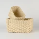 Кошик МВМ MY HOME плетений 13х19х25 cм Бежевий (TH-34 M BEIGE) - изображение 4