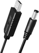 Кабель питания для роутера ColorWay 12V (USB-DC 5.5х2.5 мм) 1 м Black (CW-CBUD067-BK) - изображение 3