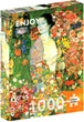 Puzzle Enjoy Klimt Tancerka 68 x 48 cm 1000 elementów (5949194013890) - obraz 1