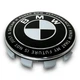 Колпачки в диски BMW, Black-White, заглушки в колеса 68 мм - изображение 2