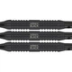 Дротики для дартсу Unicorn Core Plus Black Brass Soft S2 - 3 шт - зображення 2