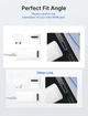 ​Кабель JSAUX Type-C to mini HDMI Right Angle 4K@30Hz/2K@60Hz/1080P (Long Side Toward Screen) 0.9м белый - изображение 6