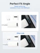 Кабель JSAUX Type-C to mini HDMI Right Angle 4K@30Hz/2K@60Hz/1080P (Short Side Toward Screen) 0.9м белый - изображение 6