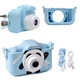 Дитяча фотокамера Panda UFT F3 Panda Blue з силіконовим чохлом - зображення 1