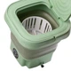 Стиральная машина портативная складная Mini Folding Washing Machine 8л зеленая - изображение 4
