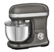 Планетарный миксер Profi Cook PC-KM 1197 с цепью безопасности и чашей на 5 л + 8 скоростей + 3 сменные насадки 1200 Вт Темно-серый - изображение 1