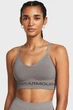 Жіночий сірий спортивний топ UA Seamless Low Long Bra Under Armour SM 1357719-294 - зображення 1