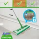 Набір для миття підлоги SWIFFER Traps & Locks зі шваброю та серветками Салатовий - изображение 7