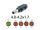 Блок питания для HP Pavilion DV9000, DV9100, DV9200, DV9300, DV9400, DV9500, DV9600, DV9700 Series (19V 4.74A 90W (4.8*1.7)) Bullet High Copy (без кабеля) (64248) - изображение 2