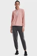 Жіноче рожеве худі Rival Terry Hoodie Under Armour S 1369855-676 - изображение 2
