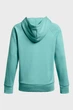 Жіноче бірюзове худі UA Rival Fleece Hoodie Under Armour SM 1379500-482 - изображение 5
