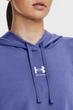 Жіноча синя худі Rival Terry Hoodie Under Armour XS 1369855-495 - зображення 4