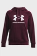 Жіноче бордове худі UA Rival Fleece Big Logo Hdy Under Armour XS 1379501-600 - изображение 5