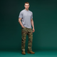 Футболка Basic Military Ukrarmor T-shirt без логотипа. Cotton and Elastane, серый L - изображение 5