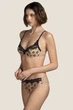 Бюстгальтер с мягкой чашкой Andres Sarda 80C Черный-бежевый (102302) - изображение 4