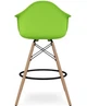 Стілець Тауер Вуд Eames барний високий зелений - изображение 2