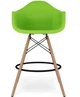 Стілець Тауер Вуд Eames барний високий зелений - изображение 3