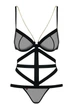 Боді Obsessive 42/44(S/M) Чорний (101587) - зображення 4