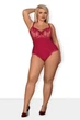 Боди Obsessive 42/44(S/M) Красный (101605) - изображение 3
