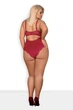 Боди Obsessive 42/44(S/M) Красный (101605) - изображение 4