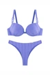 Купальник двойной Push Up, плавки бразилиана Anabel Arto 48B/XL Бузковий-13 (102093) - изображение 2