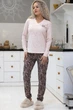 Пижама: лонгслив и брюки Leinle 40(XS) Микс (101900) - изображение 1