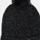 Детская зимняя шапка-бини для девочки Chicco 16136-099 49 Черная (8059609551927) - изображение 3