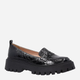 Loafersy damskie skórzane VENEZIA V003CRBLOBM102 40 Czarne (5906140583555) - obraz 3