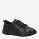 Sneakersy damskie skórzane VENEZIA D009LEBLOSP048 38 Czarne (5906140518670) - obraz 2