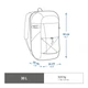 Туристический Рюкзак QUECHUA 30л 50 x 26 x 20 см Черный - изображение 2