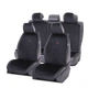 Накидки чехлы на сиденье для MITSUBISHI SPACE WAGON 1991-1997 AUAU Polosso черные - изображение 1