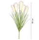 Искусственные цветы для декора камыш декоративный пышный букет из 5-х цветков длина 90 см - изображение 2