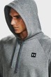 Чоловіче сіре худі UA Rival Fleece Under Armour 3XL 1357092-012 - зображення 4
