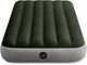 Кровать надувная велюр Intex 64107 Prestige Downy Bed без насоса 99х191х25 см Зеленая - изображение 2