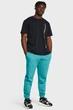 Чоловічі бірюзові спортивні штани UA Essential Fleece Jogger Under Armour SM 1373882-464 - зображення 2