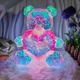 Хрустальный Медвежонок LED ночник с розовым сердцем в подарочной упаковке - изображение 5