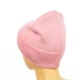 Вязаная шапка лопата на флисе Маричка One-size Светло-розовый - изображение 2