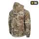 Тактичний теплий M-Tac костюм Soft Shell Winter Multicam мультикам S + шапка у подарунок - зображення 3